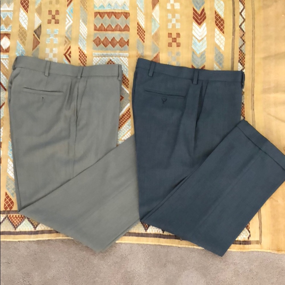 Perry Ellis Portfolio Slacks x2 - Full Cuff 32x32